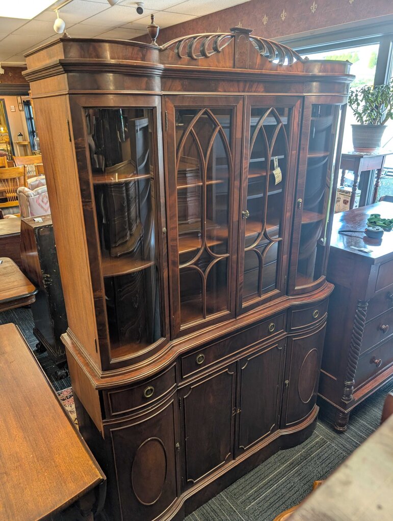 Vintage Mahogany China Cabinet