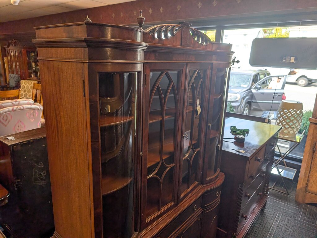 Vintage Mahogany China Cabinet