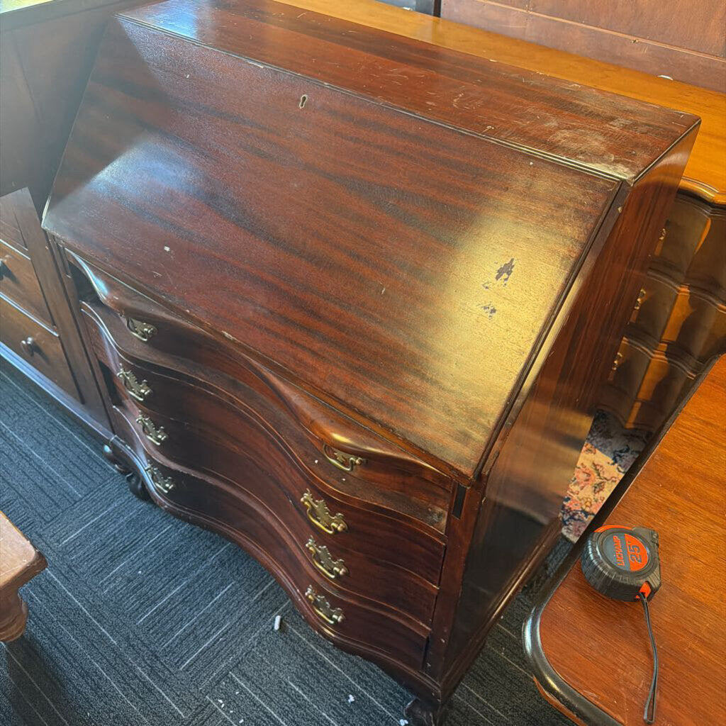 Vintage Mahogany Drop Front Desk