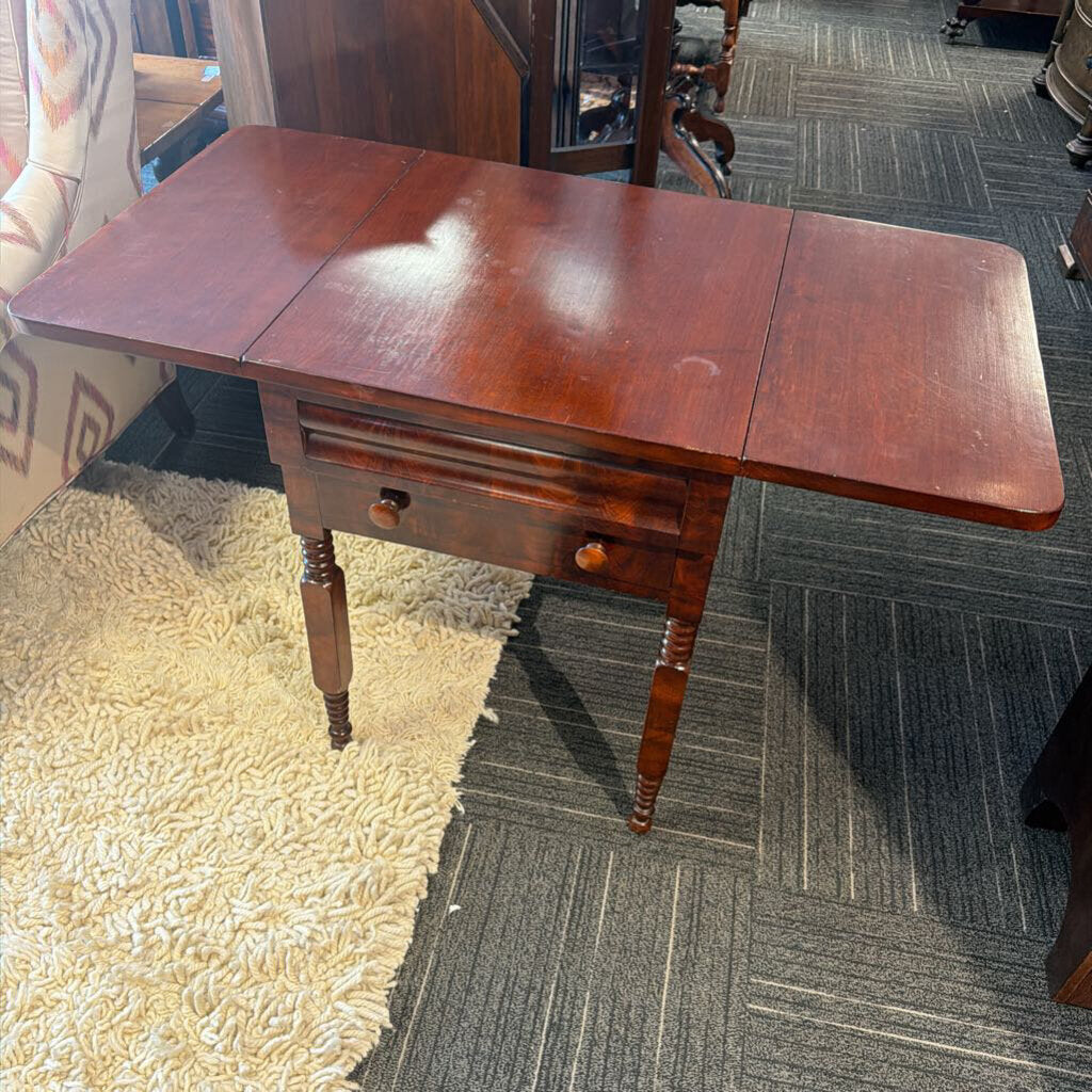 Empire Two Drawer Work Station circa 1860