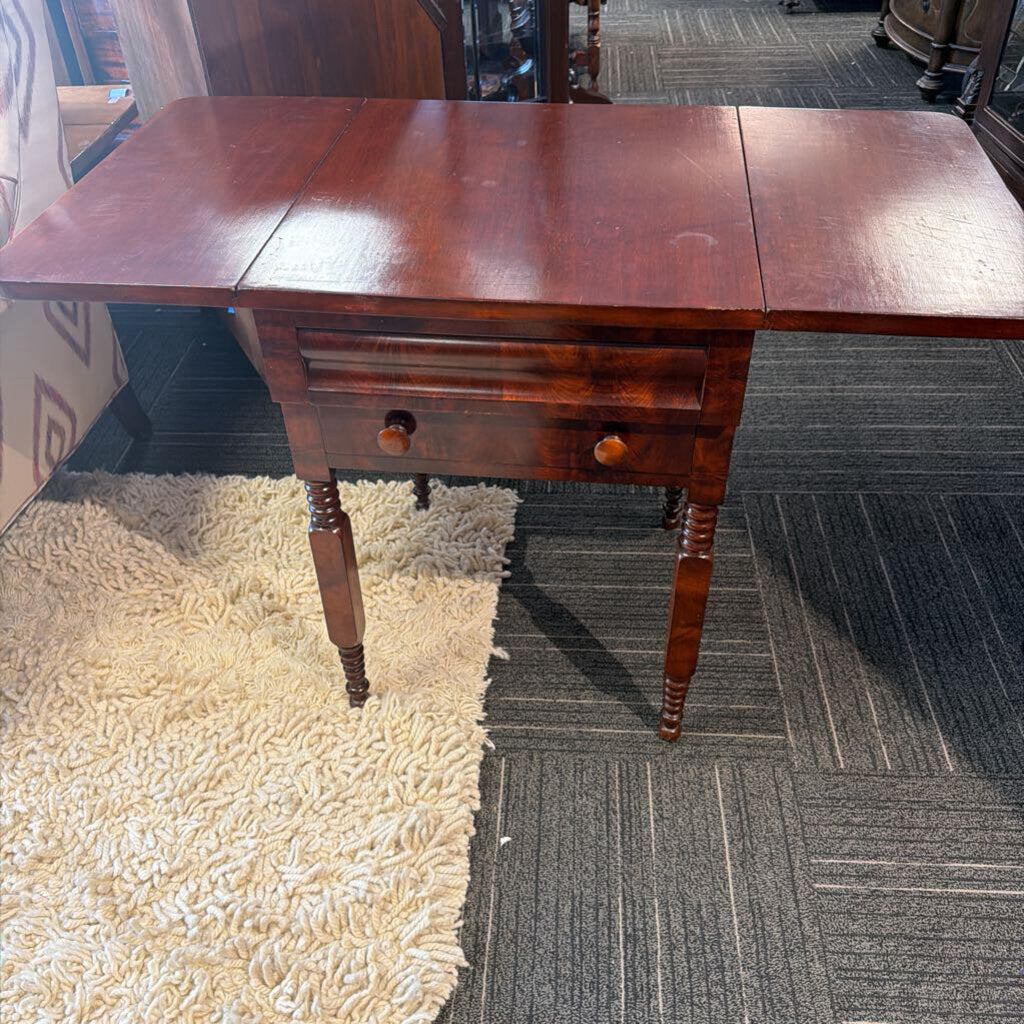 Empire Two Drawer Work Station circa 1860