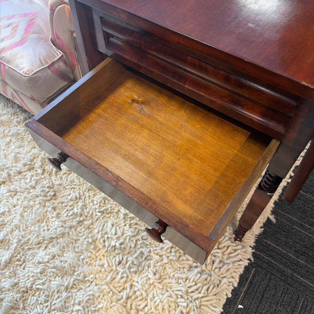 Empire Two Drawer Work Station circa 1860