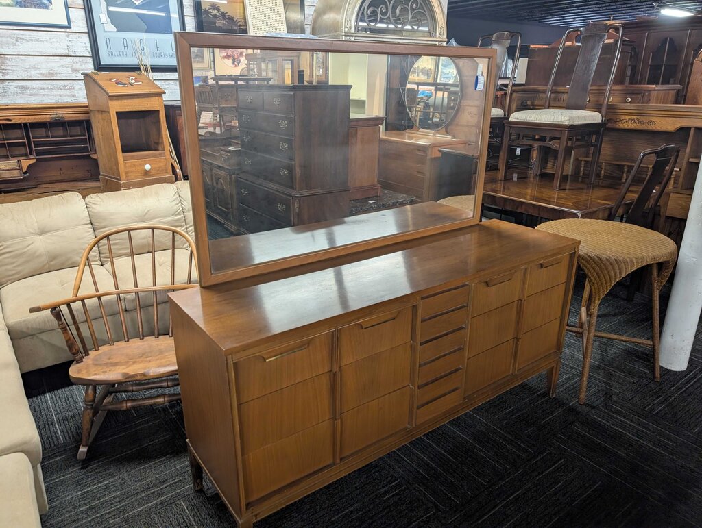 Mid Century Dresser With Mirror