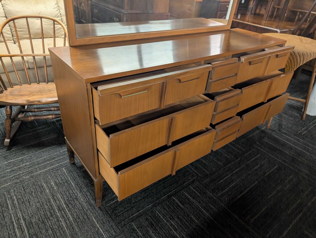Mid Century Dresser With Mirror