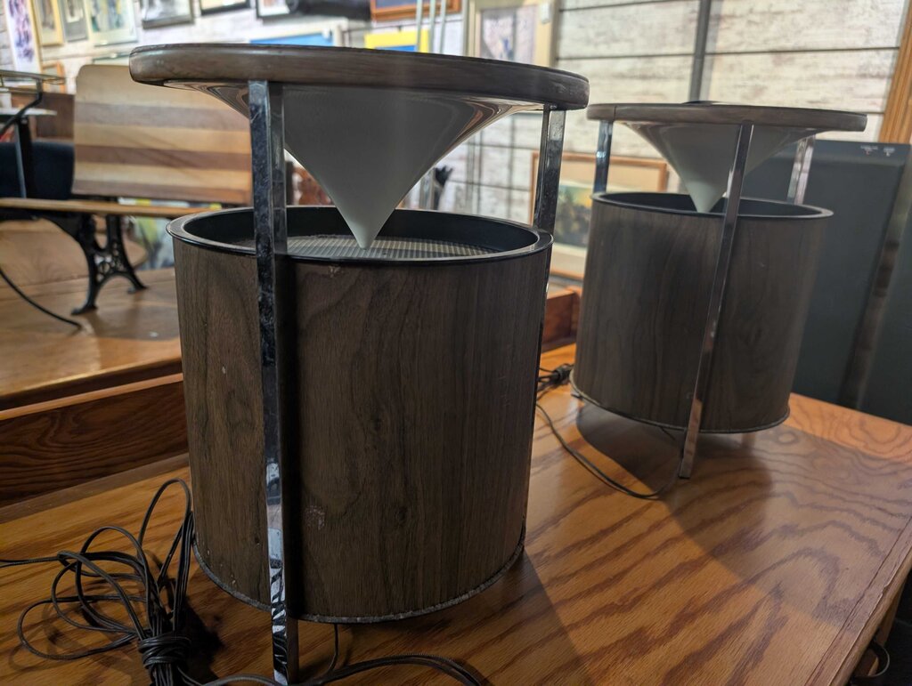 Pair Of Mid Century Speakers