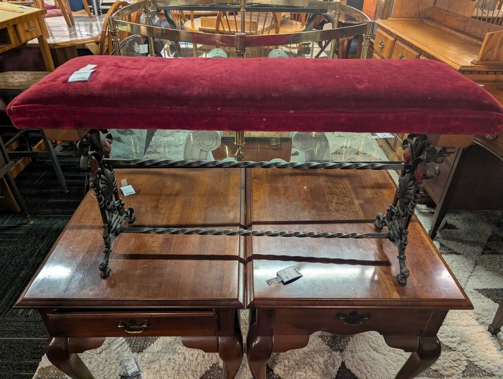Wrought Iron Bench