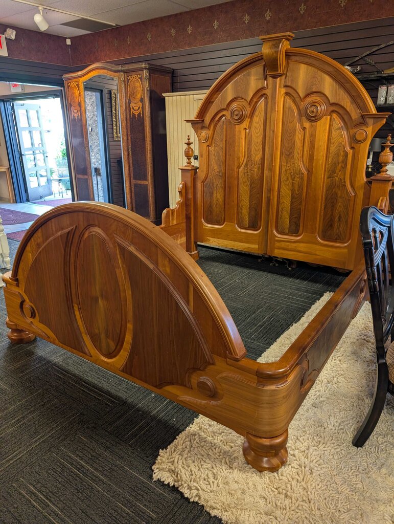 Custom Craftsman Made Solid Cherry King Size Bed