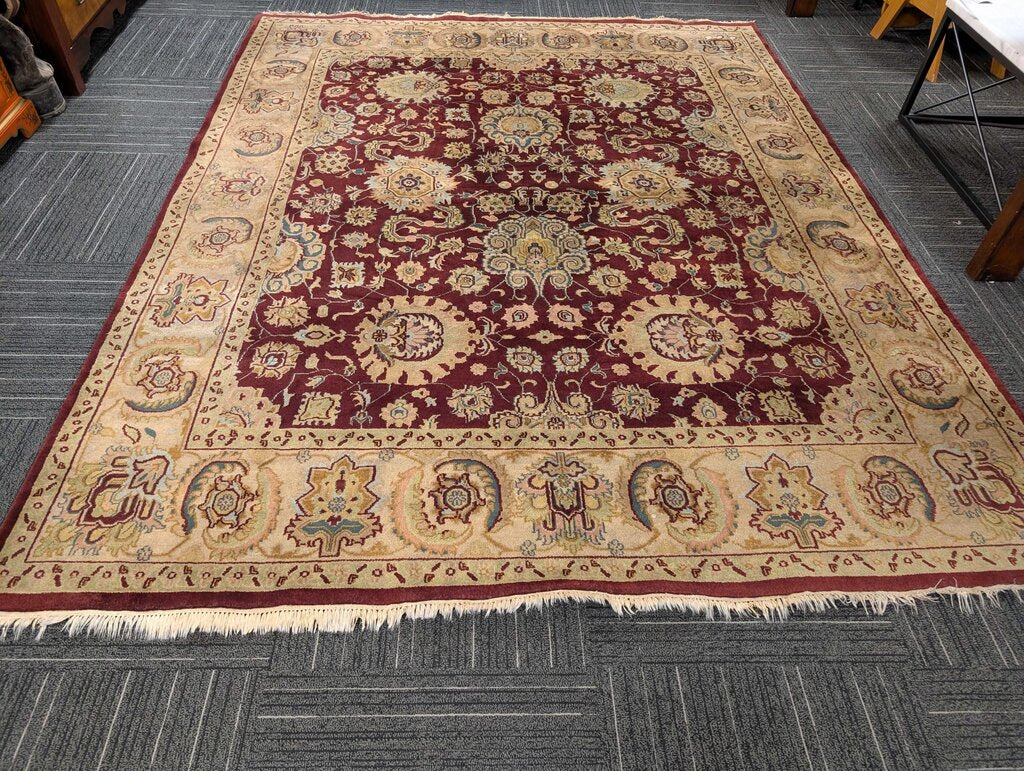 Hand Woven Wool Carpet 8 x 10
