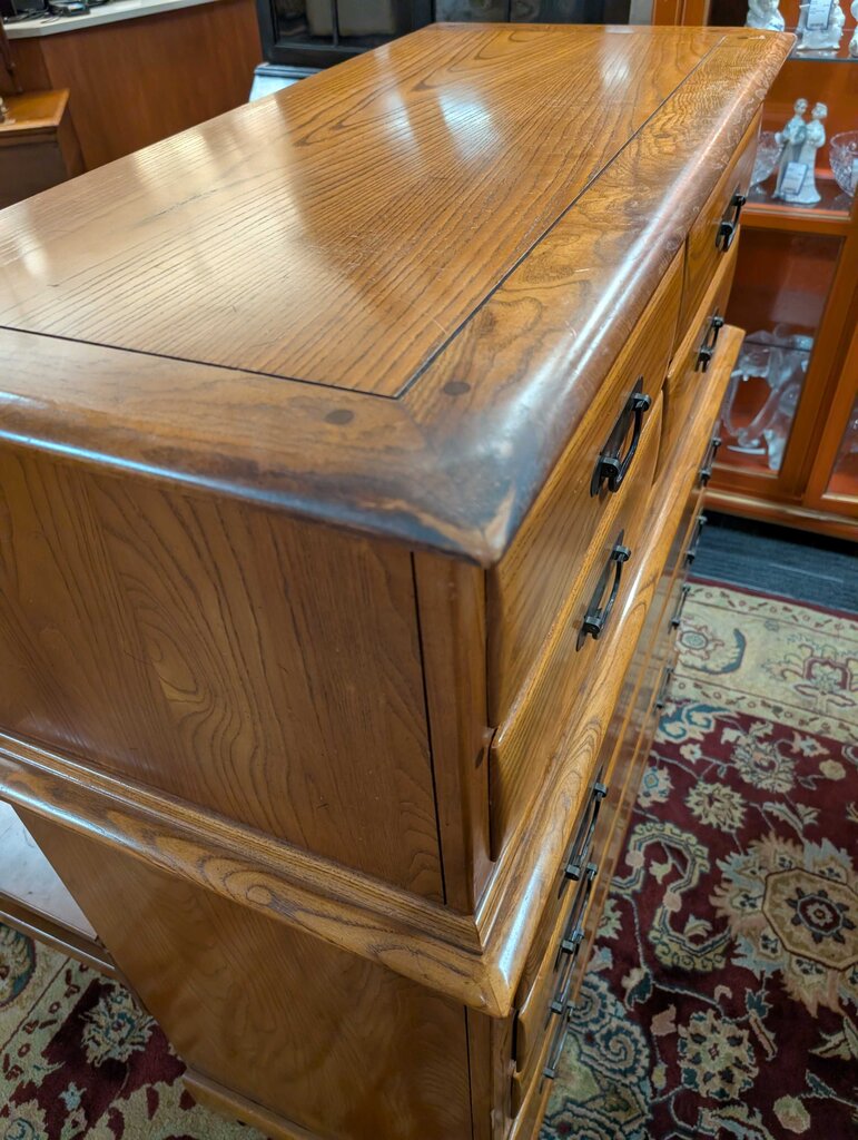 Vintage Oak Chest By Link Taylor