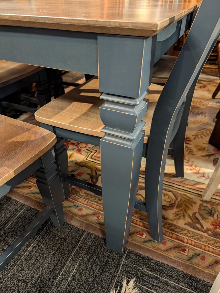Java Dining Table w/ Butterfly Leaf & Six Chairs by John Thomas Furniture