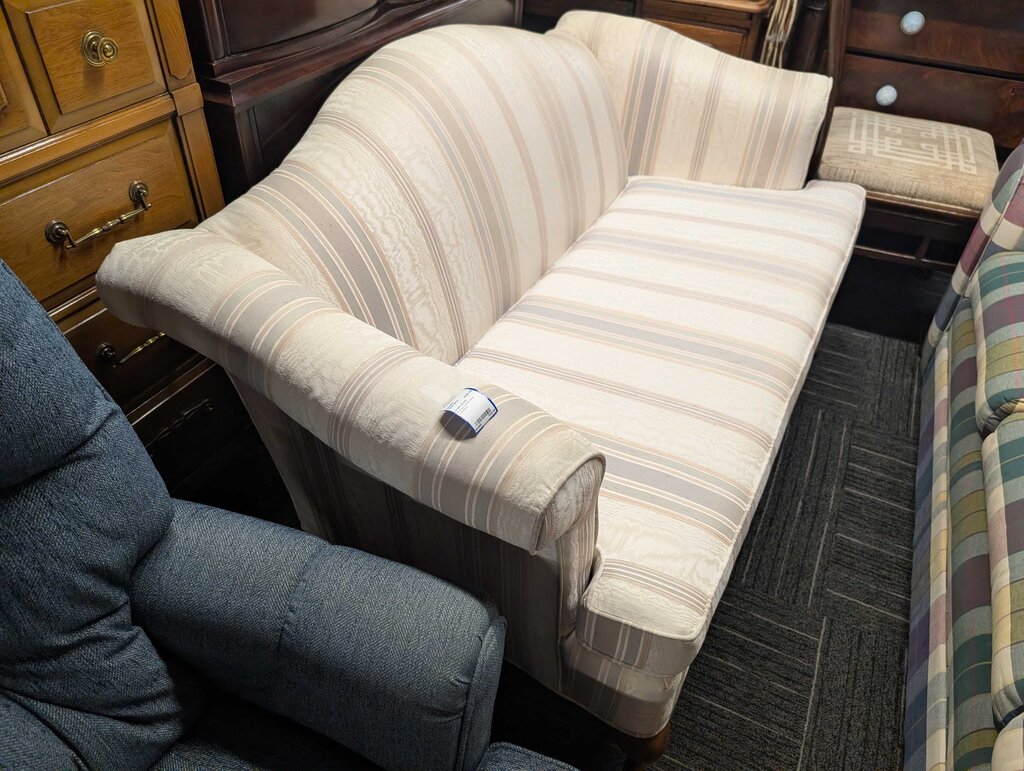 Formal Camel Back Loveseat