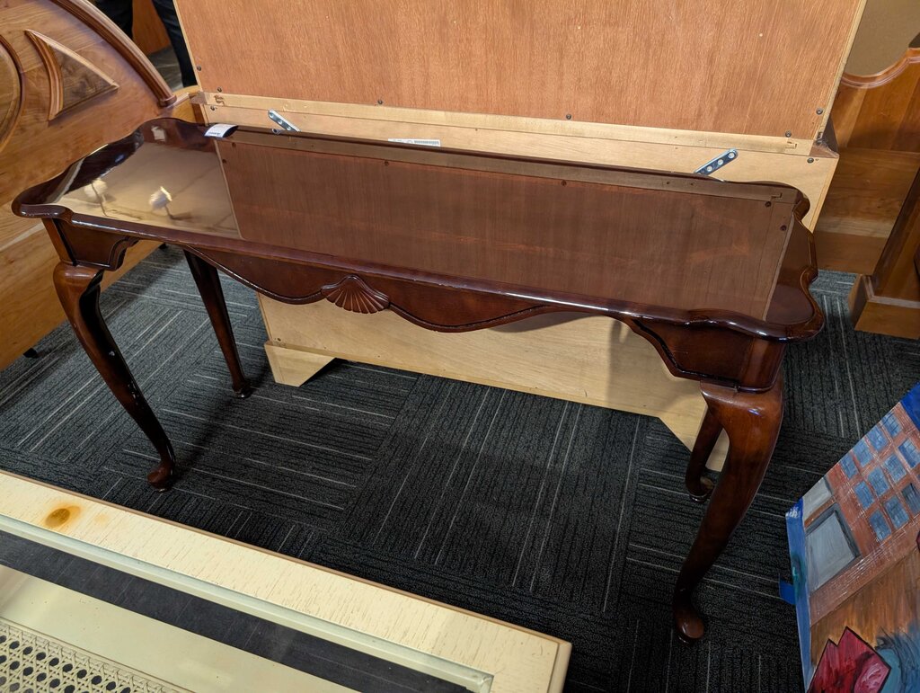 Cherry Finish Sofa Table