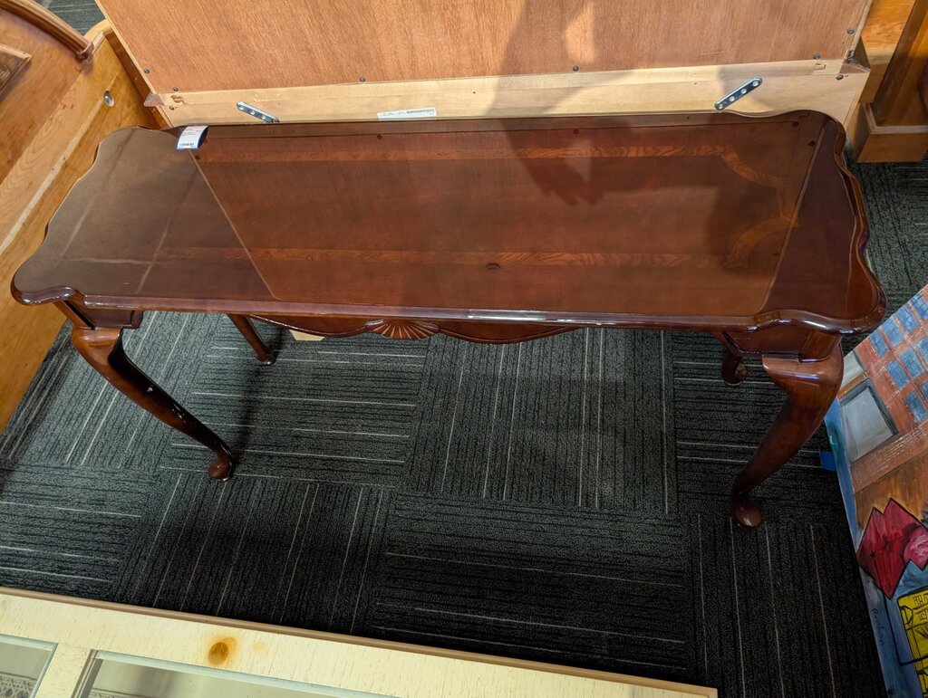 Cherry Finish Sofa Table