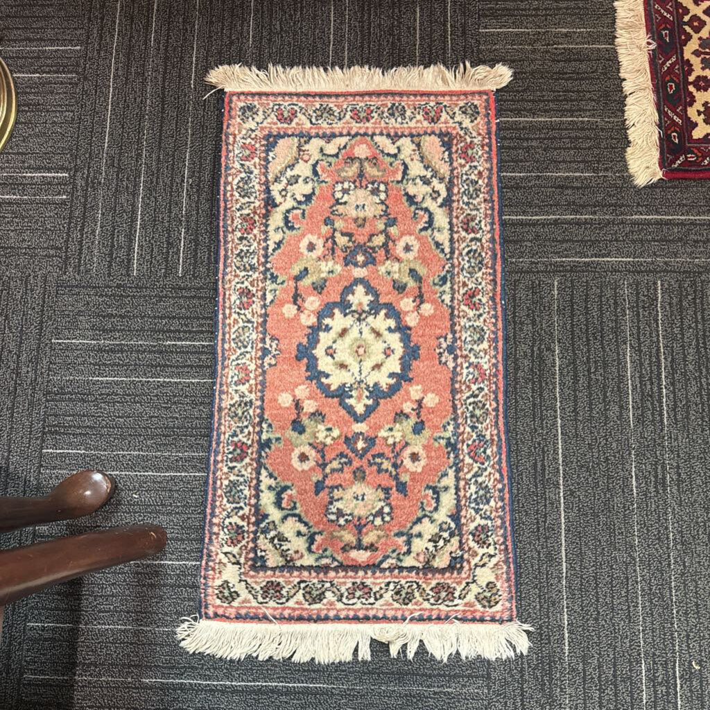 Persian Handwoven Wool Throw Carpet
