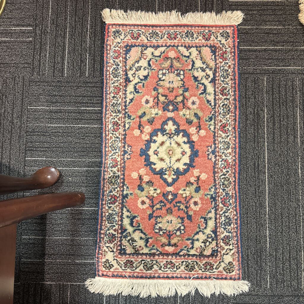 Persian Handwoven Wool Throw Carpet