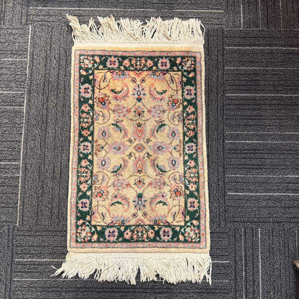 Persian Handwoven Wool Throw Carpet