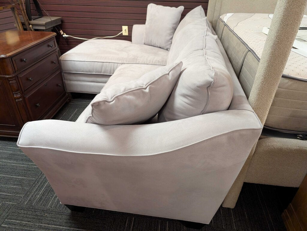 Microfiber Sofa With Lounge