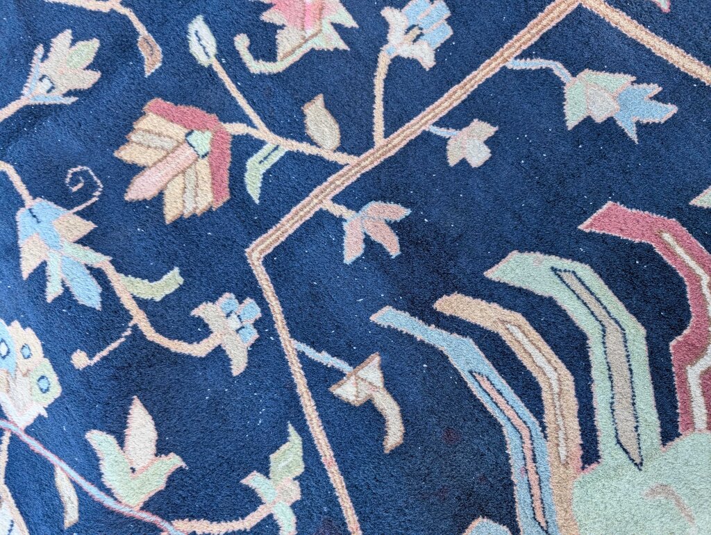 Vintage Hand Woven Wool Heriz Area Rug 11'10'' x 15'8''