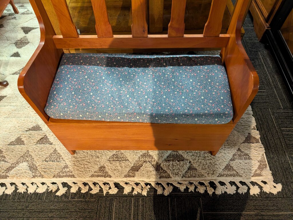 Pine Storage Bench