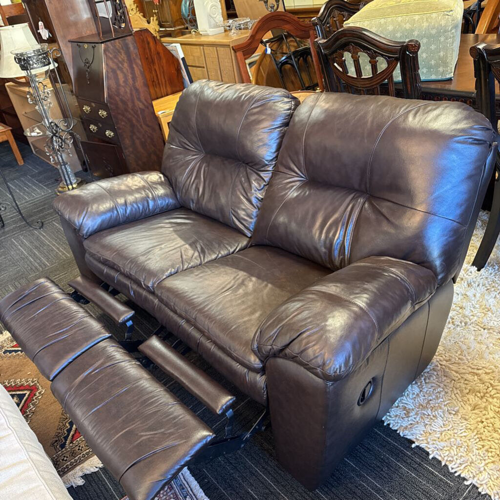 Leather Reclining Loveseat (Leather seating) by Ashley