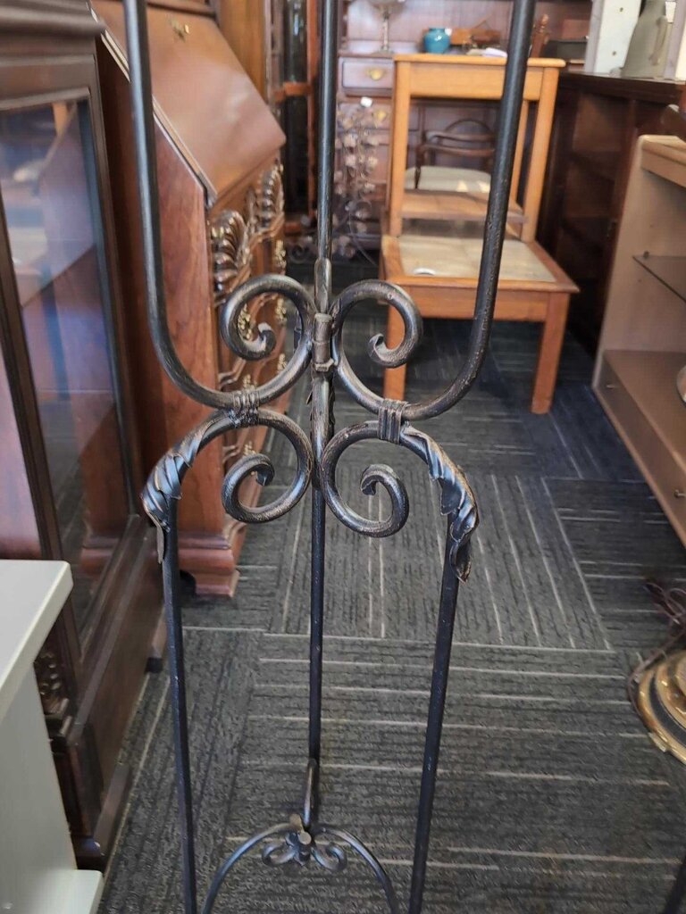 Ornate Wrought Iron Jardiniere