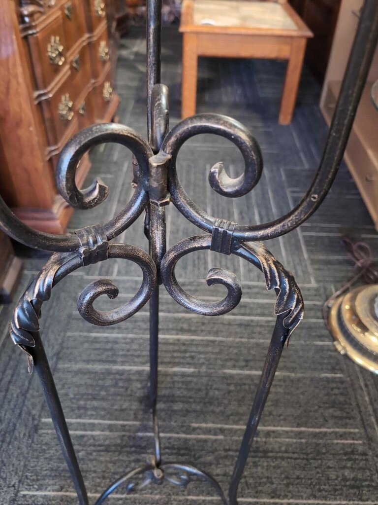 Ornate Wrought Iron Jardiniere