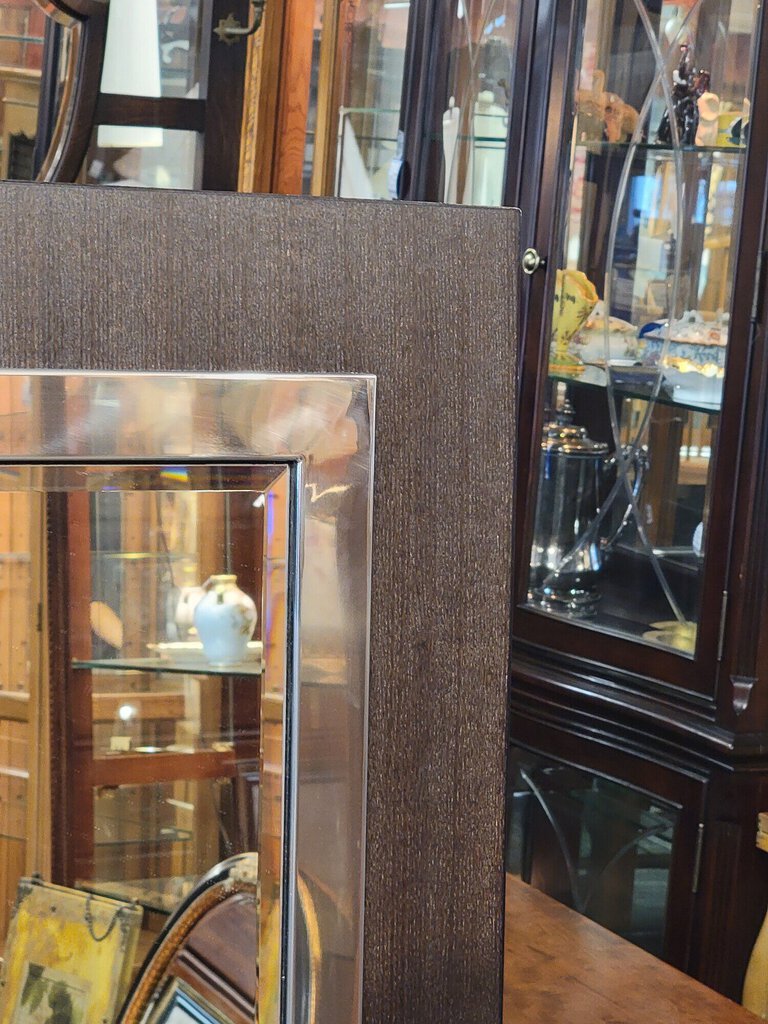 Large Modern Beveled Mirror